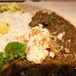 SPICECURRY KERAKU - 限定:牛タンとアンガス牛のビーフカレー ②