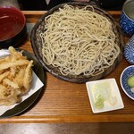 Fukuya - せいろ蕎麦大盛とかき揚げ単品