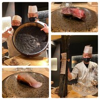 麻布 黒しゃり - 