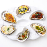 Assortment of 3 kinds of grilled Oyster 3 pieces
