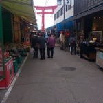 東鳥居を見て右側だよ