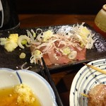 やきとん　すずき - 豚のレバ刺し