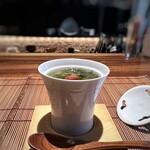 Sousaku Nihon Ryouri Baku - カマンベール入り茶碗蒸し、あおさの餡がけ