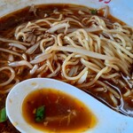 くるまやラーメン - 細麺