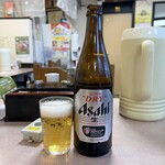 大吉飯店 - アサヒスーパードライ (中瓶) 660円