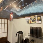 菜館Wong - 奥の座敷に案内された。