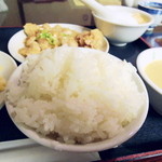 日光 翠園 - ご飯。