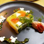 FARM CAFE orta - 青森サーモンと７種野菜のテリーヌ