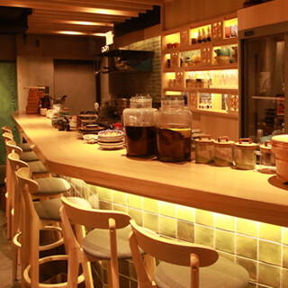 The store has a calm atmosphere ◎ From solo customers to groups