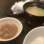 いわさき - 白魚沖漬けうま！味噌汁うまっ！