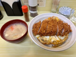 とんかつ檍のカレー屋 いっぺこっぺ - 檍の上かつ丼 1500円