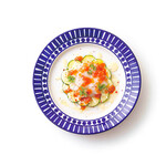 Carpaccio of marinated scallops and vegetables ~Ripe tomato dressing~