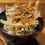 Izawa - ミニ天丼　かき揚げ