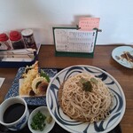 そば正 - 天ざる蕎麦２倍盛り(400g)