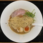 麺屋 貝原 - ストレート中太麺