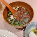 Shiseien - 定食のスープです。（2023.11 byジプシーくん）