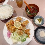 Shiseien - 唐揚げ定食です。（2023.11 byジプシーくん）