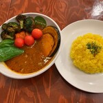 Soup Curry Popeye - 野菜5品