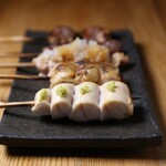 <Great value Yakitori (grilled chicken skewers) 5 skewers set> 5 skewers selection choice