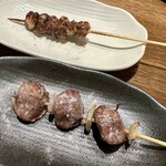 博多魚菜と串焼き百珍 笑伝 - 朝引きセット(砂ズリ&こころのこり)