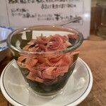 西尾さん - 鰹節と昆布の出汁割り