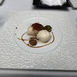 エルルカン・ビス - デザート　栗のアイスクリーム