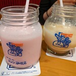 Komeda Kohi Ten - ストロベリーシェイク590円＆ミックスジュース600円