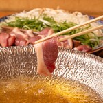 [关西] 鸭肉九条葱涮火锅山药麴涮锅