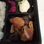 パンダキッチン - ナスと鶏肉甘酢絡め