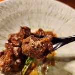 焼肉牛印 - タンの赤ワイン煮込み