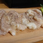 カウンター焼肉かるび - ねぎ塩テッチャン