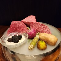 焼肉牛印 銀座店 - 本日のお肉とお野菜