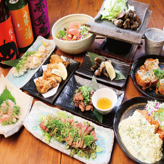 【ボリューム満点】絶品の地鶏コースは4,300円から！