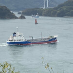 魚常 梅が花 - 部屋(個室)からの景色　奥に見えるのが　伯方大島大橋(しまなみ街道)