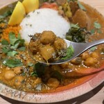 スパイスカレー あかつ亭 - ココナッツチャナマサラ