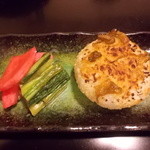 小料理寿 - 辛味噌焼きおにぎり