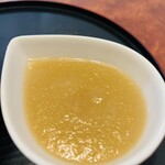 こひる庵 - りんごみつは擦ったような食感で美味！