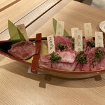Yakiniku Daigo - 焼肉7種盛り合わせ