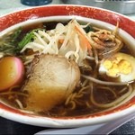 市役所内地下食堂　ジロー - とても寒かったので五目ラーメンなう( ；´Д｀)