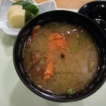 ＫＫＲ稲取 - 夕食例：伊勢海老の頭はその後、お味噌汁になりました。