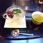 大極殿本舗 - 琥珀流し 抹茶と緑茶