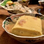 めしや 浮世ばなれ - 出汁巻玉子ずわい蟹餡掛け