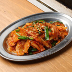 Korean! pork kimchi japchae