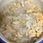 Kayanoya - だし鍋のだしとつゆ お鍋を食べた後の残り汁で雑炊にしました