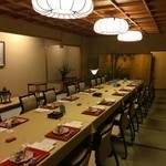 料亭か茂免 - 会場はこんな雰囲気です。