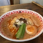 THE TOMATOMAN - 濃厚トマト担々麺1100円