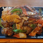 大福元　 - カキと野菜の醤油味炒め1,298円