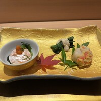 池袋 すし 福寿 - 前菜盛合せ