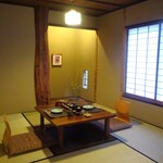 山荘無量塔 - 朝食：テーブルセッティング