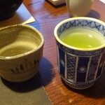 山荘無量塔 - 朝食：お茶